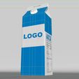 9.jpg 3D-Datei Milk Pack・Modell zum Herunterladen und 3D-Drucken