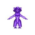 fox852.stl Volpe - volpe umanoide - volpe vestita - volpe femmina - volpe per giochi in Unity3D e UE6