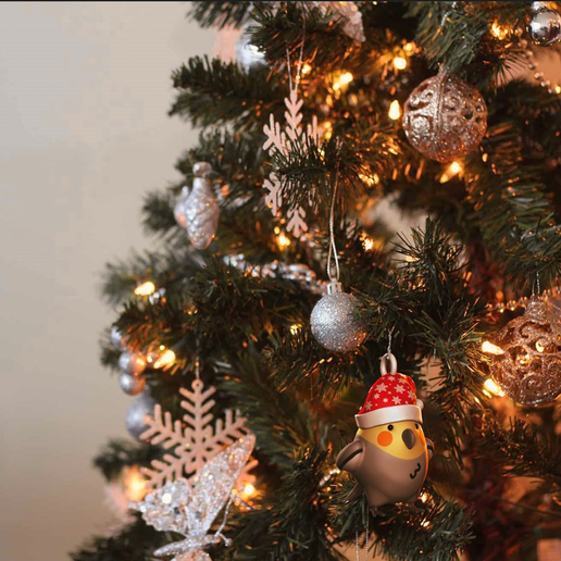 cockatielGorroTree.png Natalina cockatiel avec chapeau de père Noël