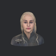 model.png Daenerys Targaryen-bust/head/face ready for 3d printing