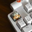 luffy_09_keycap.jpg Anime STL Keycaps Collection - 78 STL Files - 3d print - (Update June 2024), Anime keycap, cherry mx switch, mechanical keyboard