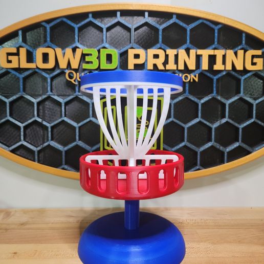 20231227_220624.jpg Disc Golf Basket Multicolor - Easy Print