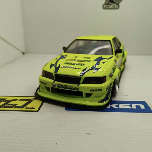 油彩画[模写] 刚拼完这个1/24 青岛社Cyber Formula Super Asurada 01。 : r