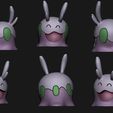 goomy-6.jpg Pokemon - Goomy, Sliggoo and Goodra with 2 poses