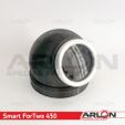 Smart ForTwo 450 1.jpg Air Vent Gauge Pod, 52mm, Fits Smart Fortwo 450 "Arlon Special Parts"
