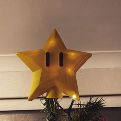 Mario tree star 1.jpg STL file Super Mario Tree Star・3D printer design to download