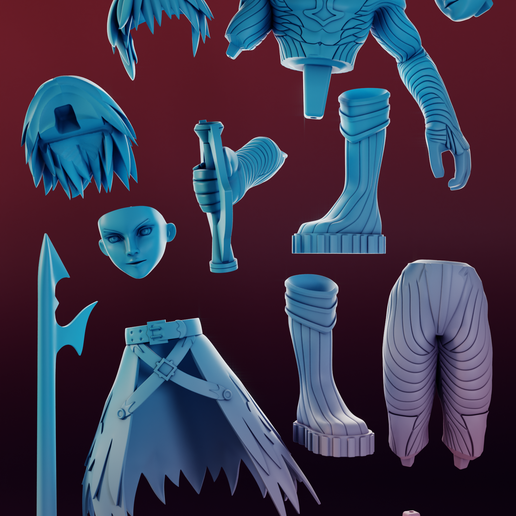 🥰 Dark Riku | Kingdom Hearts・ 3D File for 3D printing・Cults