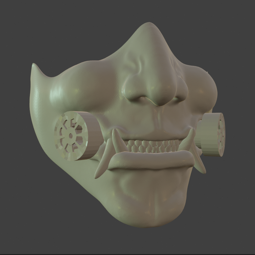 Oni Covid-Mask - 3D model önizlemesi