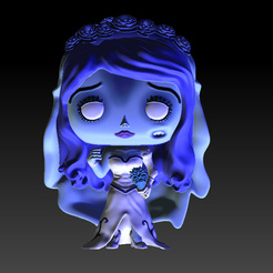bridescorpse2.png STL file Emily Corpse Bride funko doll・3D print model to download