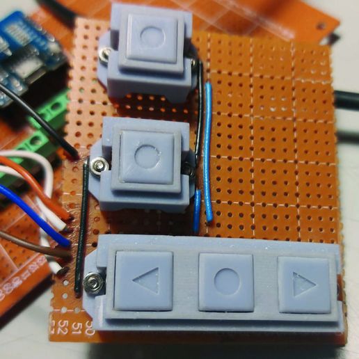 🔧 Buttons for electronic projects・Free 3D File for ・Cults