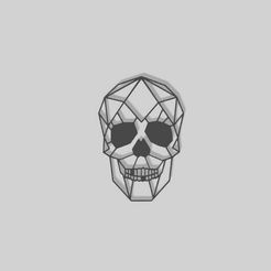 Calavera-2D.jpg Geometric Skull Decoration - 2D Art