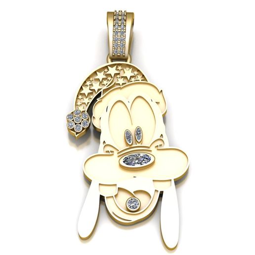 DISNEY FOSSIL PENDANT 3D PRINTABLE MODEL 3D model