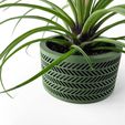 misprint-8349.jpg The Quen Planter Pot with Drainage | Tray & Stand Included | Modern and Unique Home Decor for Plants and Succulents  | STL File