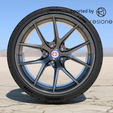 HRE-p101-v12.png HRE p101 19 inch rims with Pirelli tires for diecast and  scale models