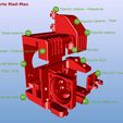 Componentes.jpg Biqu H2 VS2 Revo, MAD-MAX Multiventilator support (extruder ventilation 4010, layer ventilation 5015, 7515, 7525) Ender 6