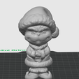 Mini-Grinch-3d-view.png Mini Grinch - Cute Christmas Toy - 3D Print STL/3MF