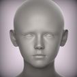 1.0.jpg 21 boy teenager child MALE HEAD SCULPT 01 3D MODEL