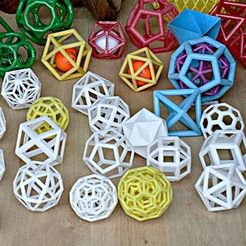 polyedres1.jpg Free 3D file various polyhedra・3D printer design to download