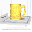Stark_House_Jar04.png House Stark Jar V1 Game of Thrones 3D print model