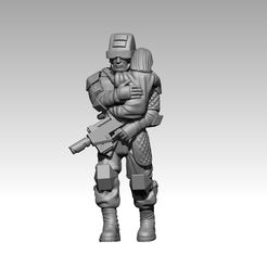render.jpg 3D file Elysium Rifles: Savior・3D print object to download