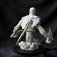 tbrender_005.jpg Kratos bust from God of War Ragnarok STL