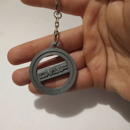 DAF Spinning Keychain 3D model
