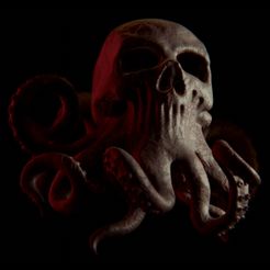 untitled3-2.jpg STL file Skull-octopus・3D printing idea to download