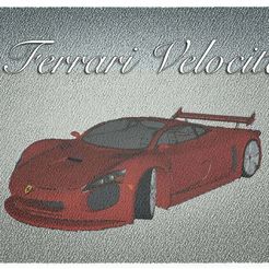 Ferrari_Velocita.jpg Archivo STL gratis Ferrari Velocita concept car para la colección #WeLoveCars por whatakuai・Modelo imprimible en 3D para descargar, whatakuai