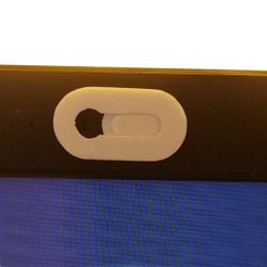 cache_webcam_1.jpg Free STL file Webcam cover on laptop screen・3D printable design to download, renaud59