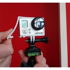 5437eba104a9c7e409f284895c37ed94_preview_featured.JPG Archivo STL gratuito Marco de héroe GoPro de liberación rápida・Design para impresora 3D para descargar