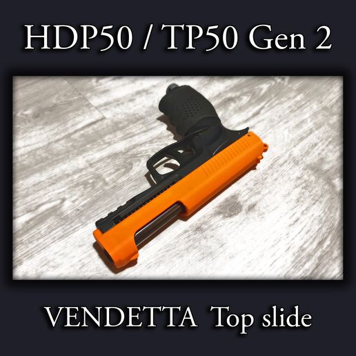 Vendetta - Top slide for Umarex HDP50 / TP50 Gen2 markers