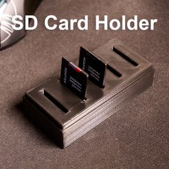 sd00.jpg Fichier STL gratuit Support simple pour carte SD・Design pour impression 3D à télécharger
