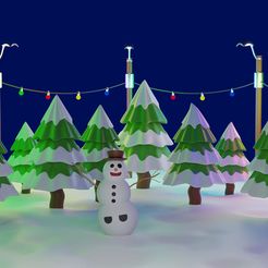 244387748_530152138699226_7651619742278835848_n.jpg Archivo OBJ gratis Muñeco de nieve, Esenario de nieve・Diseño por impresión en 3D para descargar