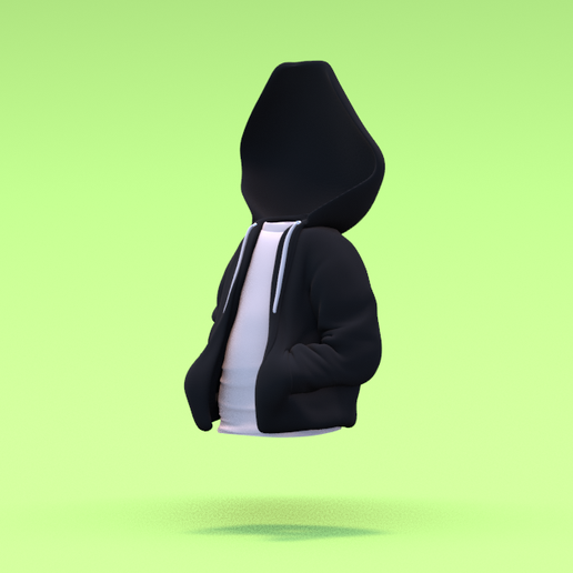 🎨 Hoodie for Bugs Urban Bunny Fan Art (Version 2).・ 3D