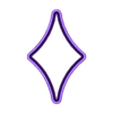 concave rhombus 4.stl Concave Rhombus Cutters
