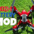 thingiverse_batery_mode_posrtada.jpg My Mjx X102H DIY Drone Battery Hack / Mod + Review