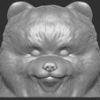 3.jpg Puppy of Pomeranian dog head for 3D printing