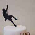 h1.jpg cake topper man mountaineering mountaineering mountain climbing