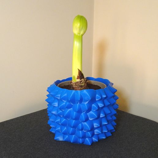 DSC01200.jpg Stacheliger / ferrofluidartiger Pflanzentopfhalter