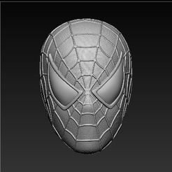 SPIDERMAN-TOBEY-MAGUIRE-MASK-FRENTE.png STL file SPIDERMAN TOBEY MAGUIRE MASK HEAD・Template to download and 3D print