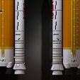 8.jpg Artemis 1 The Space Launch System (SLS): NASA’s Moon Rocket take off (lamp) and pedestal File STL-OBJ for 3D Printer