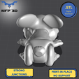 75.png ARTICULATED BUNNY MFP3D - PAMPAM - THUMPER -NO SUPPORT - PRINT IN PLACE - SENSORY TOY-FIDGET