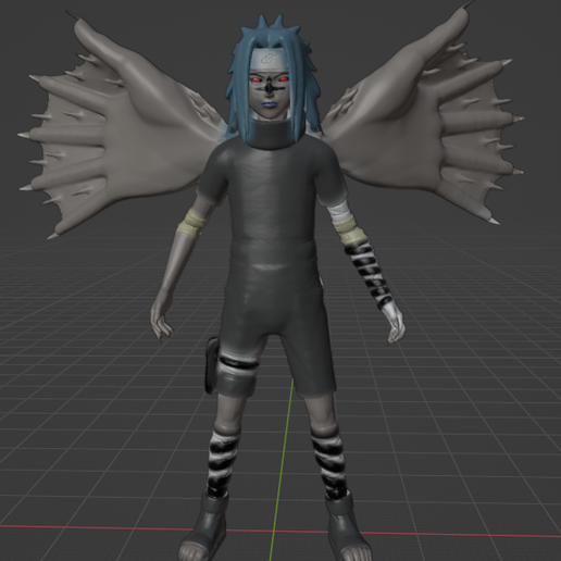 Sasuke Marque Maudite 3D model