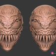 01.jpg Venom Carnage mask - Venom 2021 - Marvel comics Cosplay 3D print model