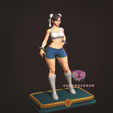4.png ( No AI slop) Pin-up Chun li Outfit2 - 3D print STL