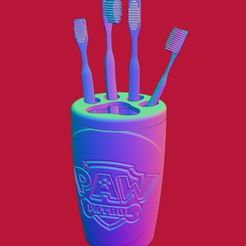 1.jpg PAW toothbrush holder