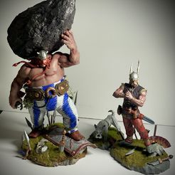 Asterix and Obelix - Diorama- 3D Print