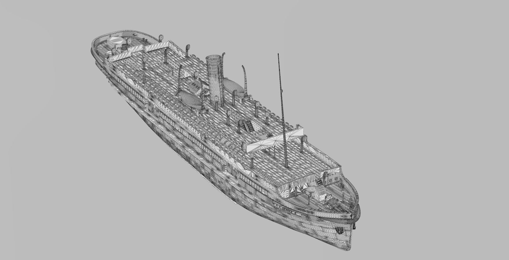 N2.jpg STL-Datei SS Nomadic, die "kleine Schwester" der Titanic herunterladen • 3D-druckbares Objekt, LinersWorld