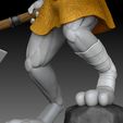 PIernas.jpg Rabbitfolk Barbarian with Great Axe - Dungeons and Dragons 3D Model
