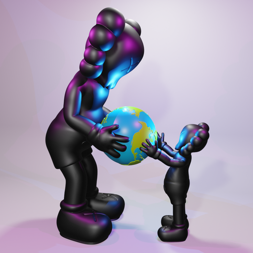 🥳 KAWS The Promise Figure - 3D PRINT MODELS・ STL File for ・Cults